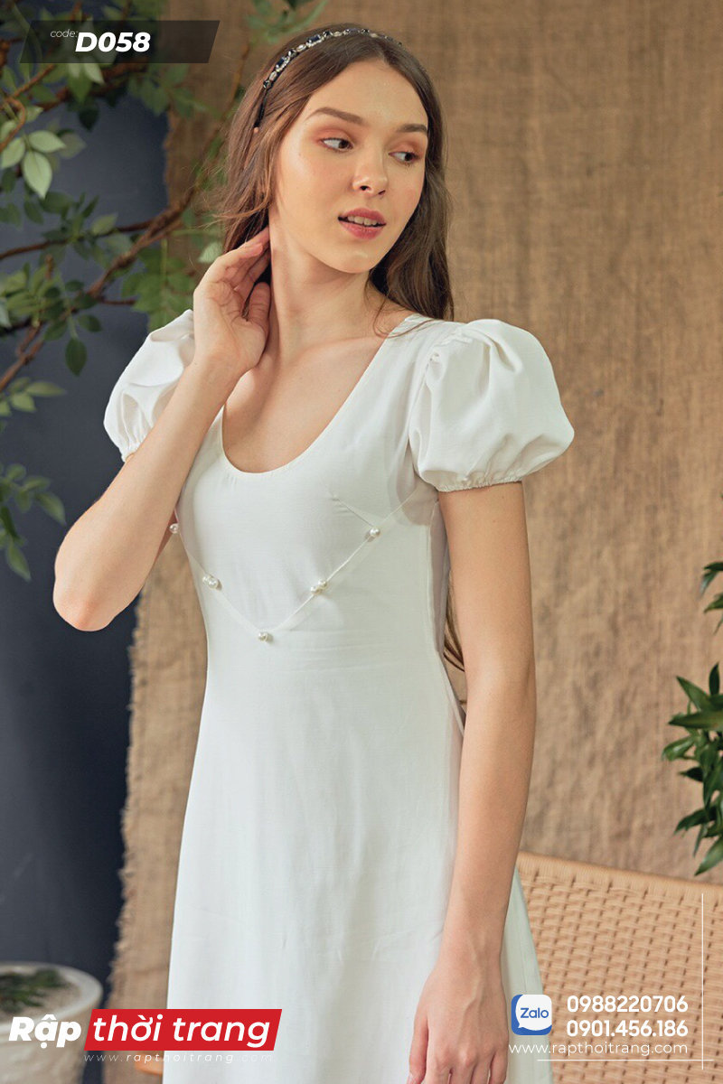 Rập váy đầm thiết kế D058 - RẬP THỜI TRANG | Shop rập quần áo thời ...